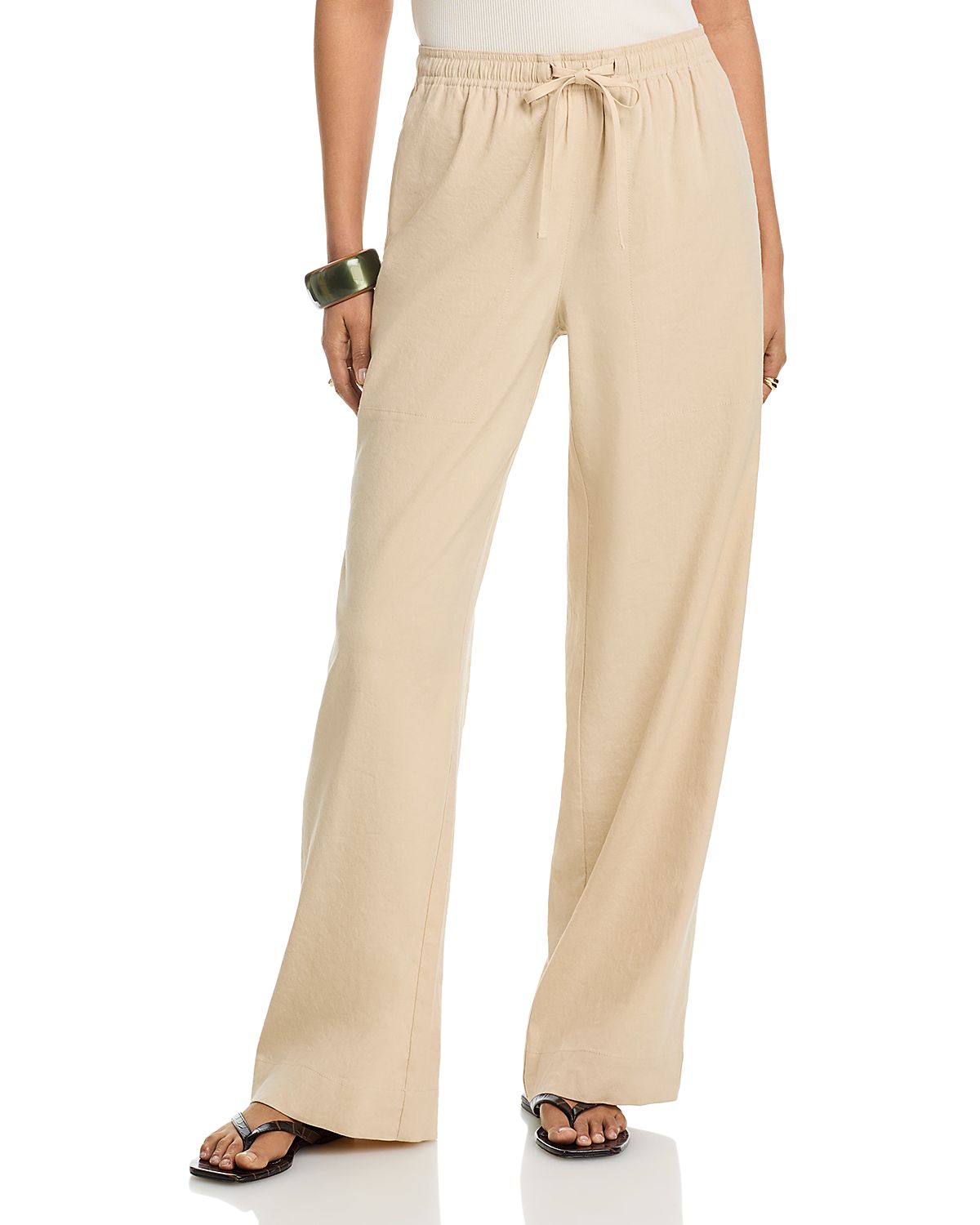 Vince Mid Rise Wide Leg Pants