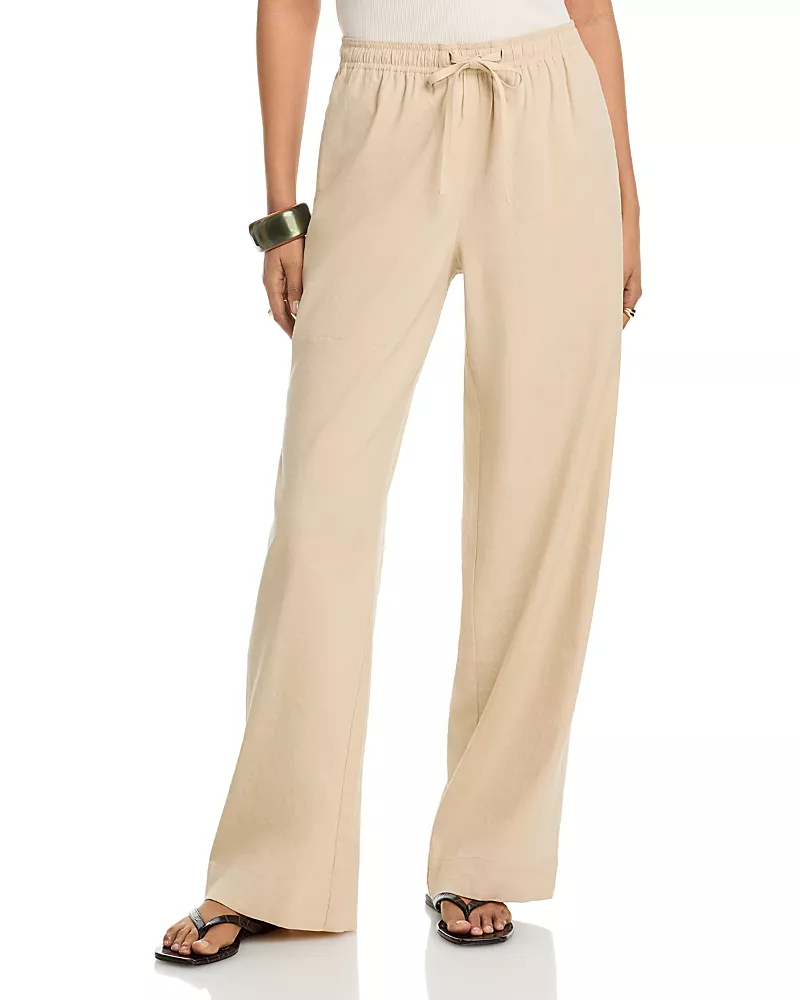 Vince Mid Rise Wide Leg Pants