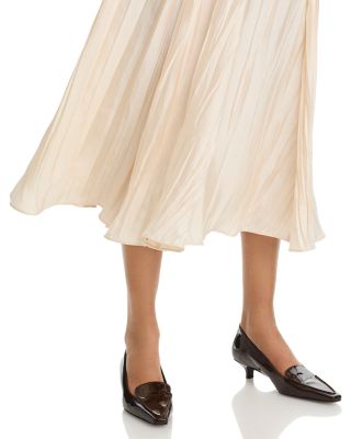 Crinkle Paneled Maxi Skirt