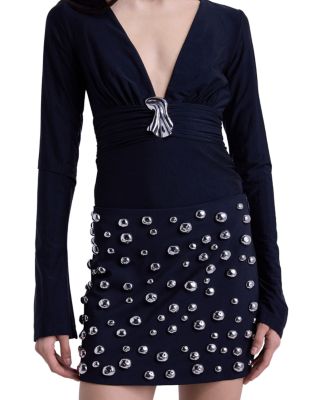 Bubble Stud Mini Skirt