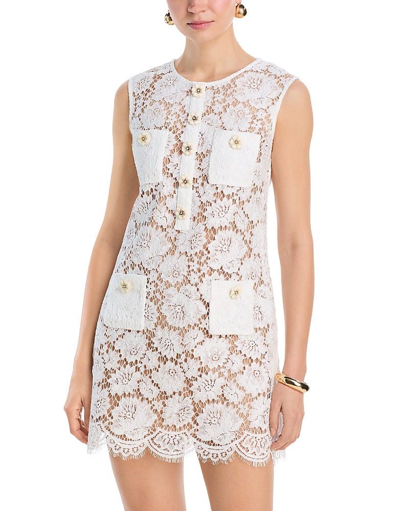 Self-Portrait Lace Mini Dress - Exclusive