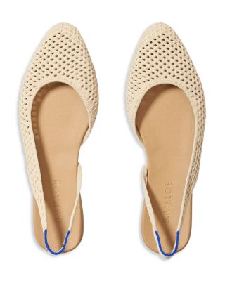 Women's The Almond Mesh Slingback Flats