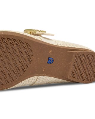 Women's Max Buckle Knit Mesh Mary Jane Flats