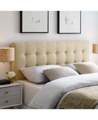 Emily Upholstered Fabric Headboard, Full