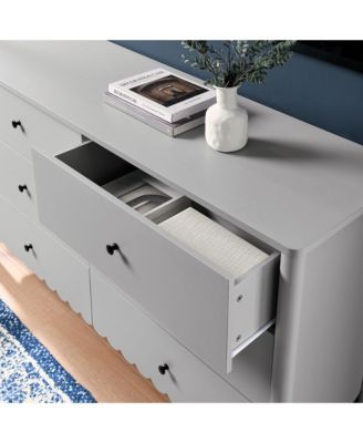 Emmeline Scalloped 6-Drawer Dresser