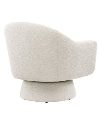 Astral Boucle Fabric Swivel Chair
