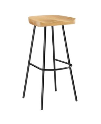 Concord Backless Wood Bar Stools, Set of 2