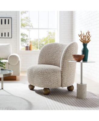Monroe Boucle Fabric Accent Chair