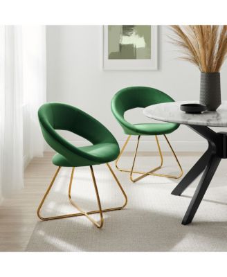 Nouvelle Performance Velvet Dining Chair, Set of 2