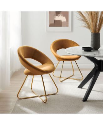 Nouvelle Performance Velvet Dining Chair, Set of 2