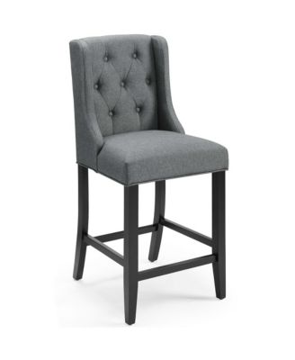  Baronet Upholstered Fabric Counter Bar Stool, Set of 2
