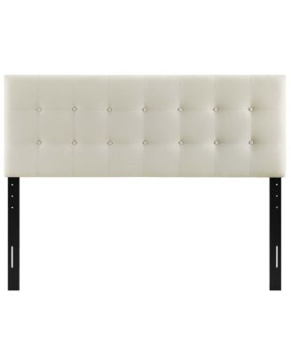 Emily Upholstered Fabric Headboard, Full