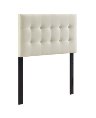 Emily Upholstered Fabric Headboard, Twin
