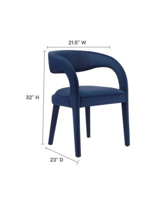 Pinnacle Performance Velvet Dining Chair, Set of 2