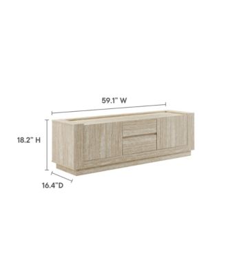 Hollis 59" Travertine TV Stand