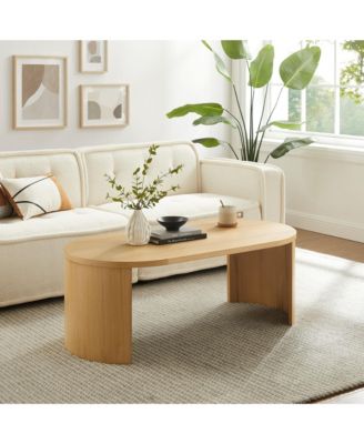Aspect Oval Wood Coffee Table