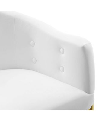 Savour Performance Velvet Accent Dining Armchair, Set of 2