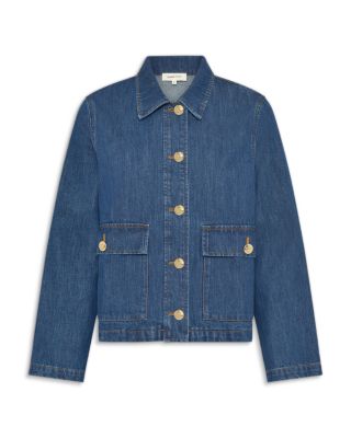 Taina Denim Buttoned Jacket