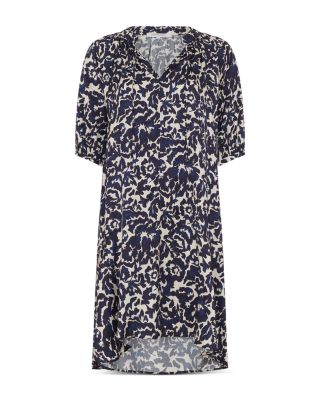 Raliah Split Neck Dress