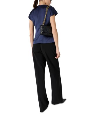 Claudie Brooch Top