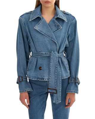 Denim Trench Jacket