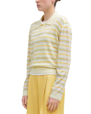 James Stripe Wool Polo