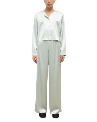 Crewneck Button Front Cardigan