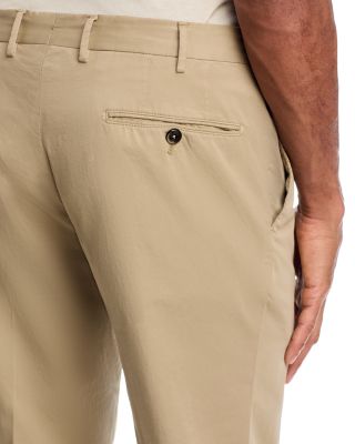 Garment-Dyed Silkochino Slim Fit Pants