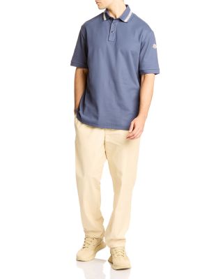 Stripe Collar Polo Shirt