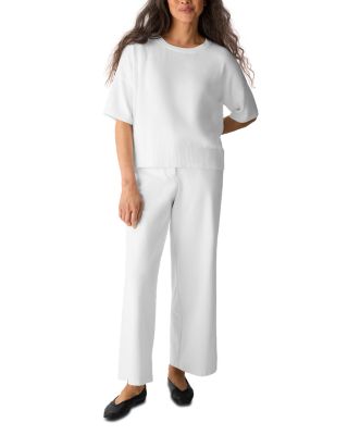 Crewneck Elbow Sleeve Sweater