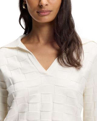 Fapavero Check Texture Sweater - Exclusive