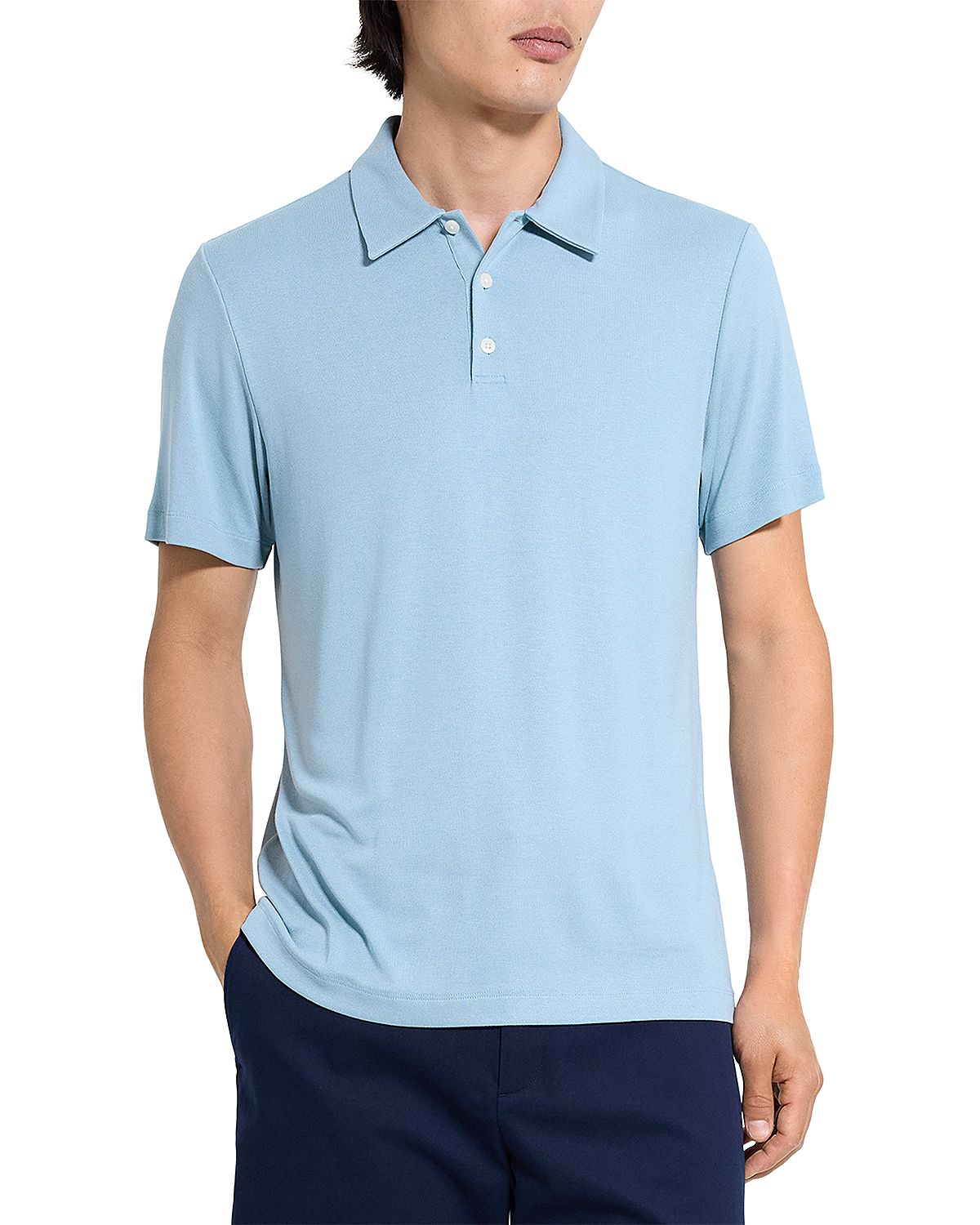 Theory Bron Anemone Jersey Polo Shirt