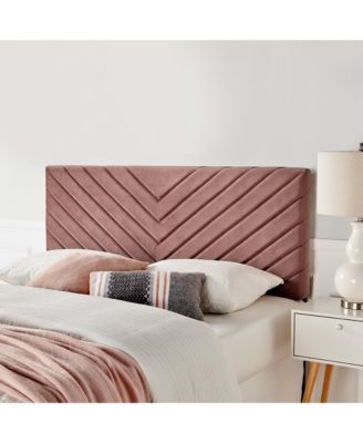 Modway Alyson Angular Channel Tufted Performance Velvet Headboard, Full/Queen