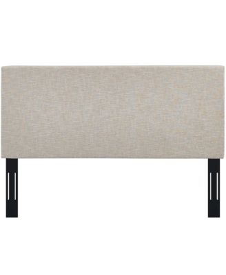 Taylor Upholstered Linen Fabric Headboard, Full/Queen