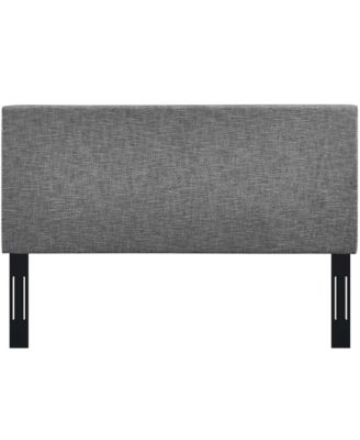 Taylor Upholstered Linen Fabric Headboard, Full/Queen
