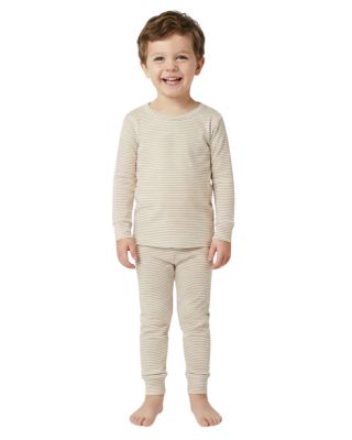 Boys' Oatmeal Stripe Bamboo Kids Pajama Set &acirc;€“ Little Kid, Big Kid