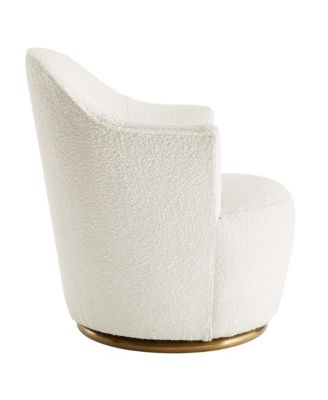  Nora Boucle Upholstered Swivel Chair