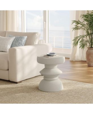  Terza Indoor - Outdoor Patio Concrete Side Table