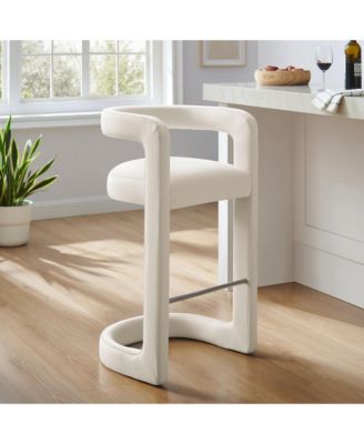  Winslow Performance Velvet Bar Stool