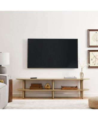  Torus Oval Wood TV Stand