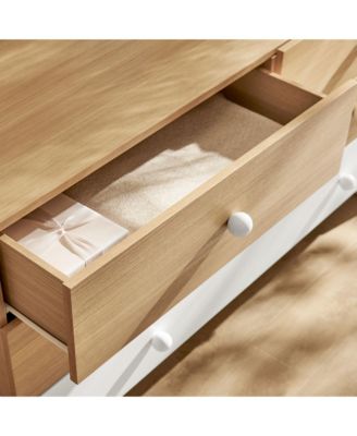  Nolia 6-Drawer Color Block Dresser