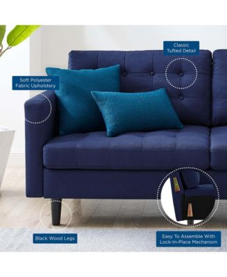  Exalt Tufted Fabric Sofa