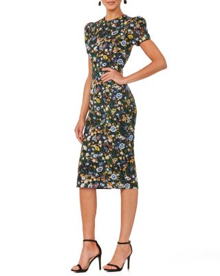  Piper Short Sleeve Sequin Midi Dress