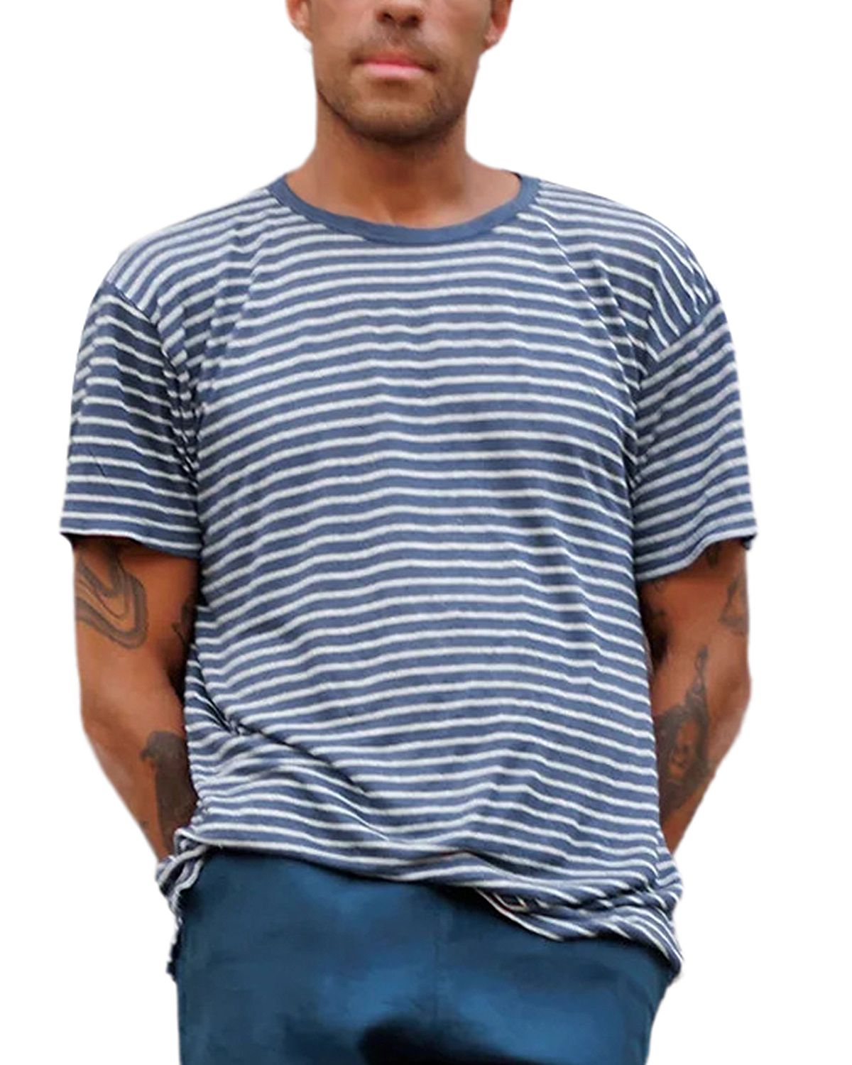 Alex Crane Sun Regular Fit Linen Tee