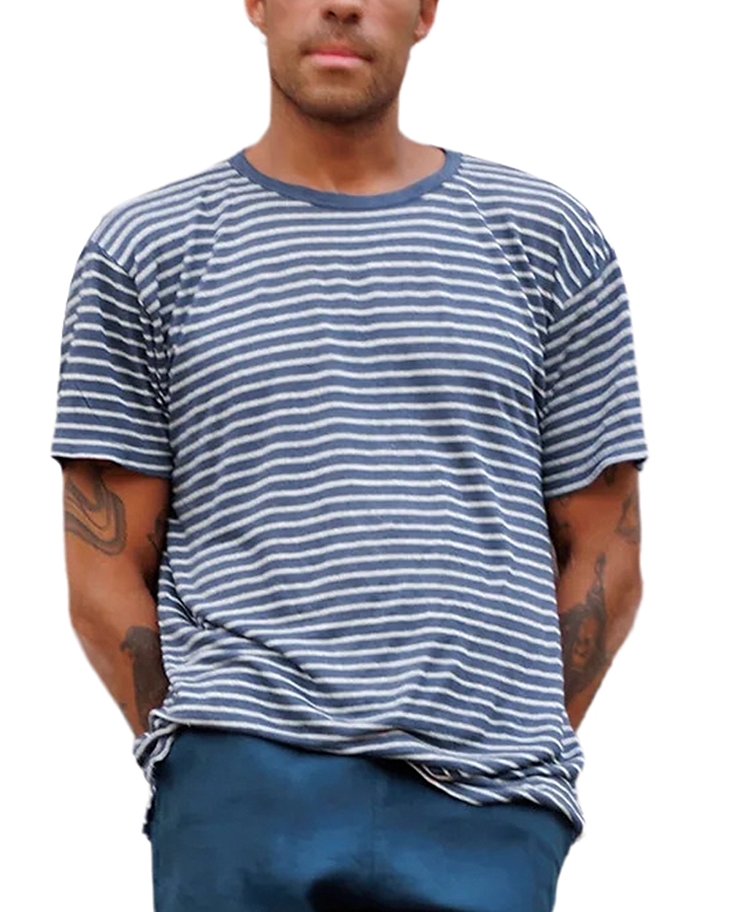 Alex Crane Sun Regular Fit Linen Tee