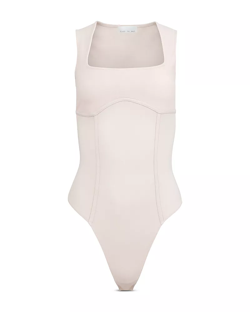 Fleur du Mal Square Neck Bodysuit