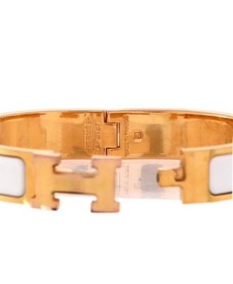 Narrow Clic H Bracelet Enamel