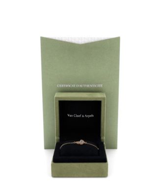  Sweet Alhambra Butterfly Bracelet 18K Gold and Mother of Pearl