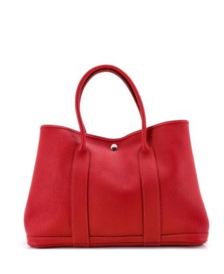 36 Garden Party Tote Leather