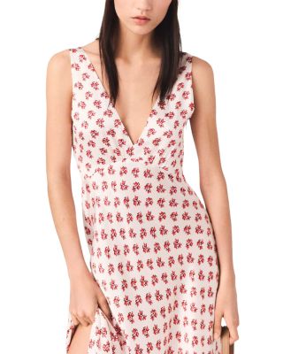 Renisity Printed Silk Dress